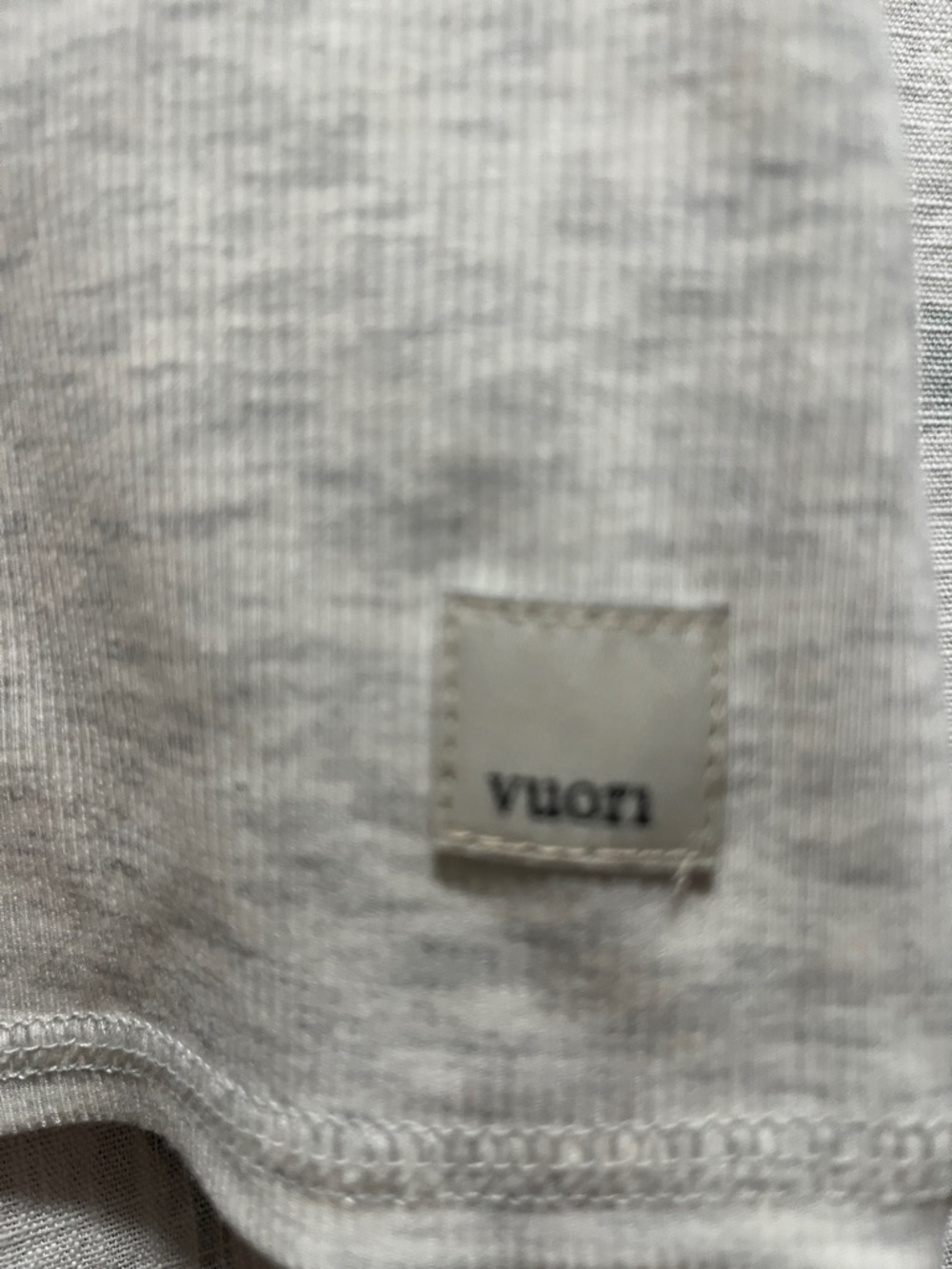 Vuori Light Heather Gray Short Sleeve Crew Tee - Picture 4 of 5